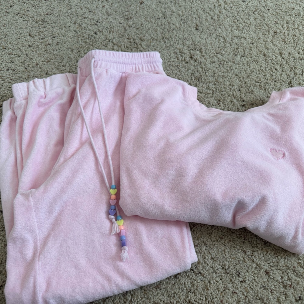 Stoney clover for Target terry cloth set. 💕💛💜